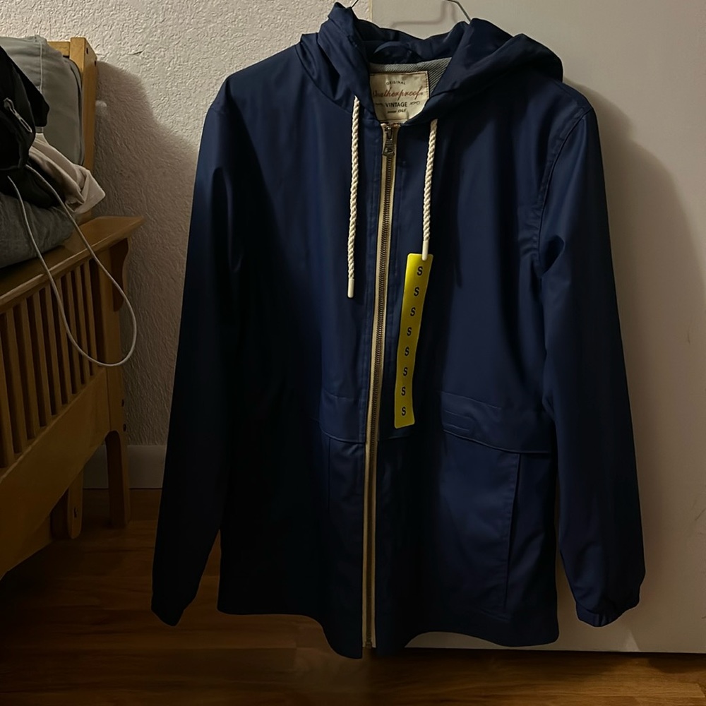 weatherproof vintage rain jacket